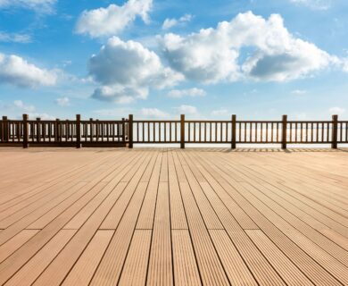 composite vs wood deck 390x320 - Composite vs. Wood Decking: Which Is Better