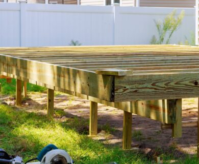 deck structural problems 390x320 - The Most Common Structural Problems Found in Older Decks